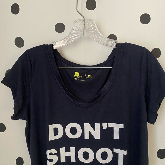 🆕DON’T SHOOT NAVY BLUE SHIRT - Picture 2 of 6